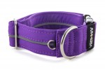 Collar Reflex Fuchsia Violet I - Detail of D-ring