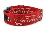 Obojek Border Collie Life Red