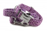 Obojek Abstract Flower Violet