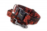 Obojek Abstract Red