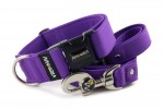 Obojek Fuchsia Violet s vodítkem
