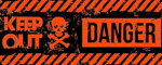 Vodítko Danger Orange