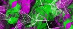 Obojek Purple Green Mood