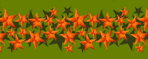 Vodítko Stars on Green - Vzor