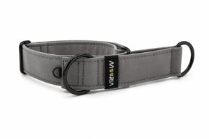 Polostahovací obojek - černé kování