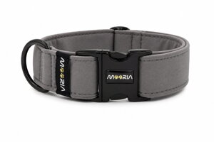 Obojek s kovovou sponou - černé kování