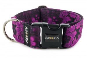 Collar Abstract Purple