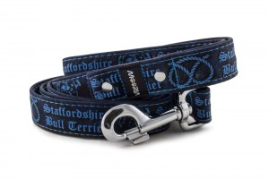 Leash Staffordshire Bull Terrier Blue