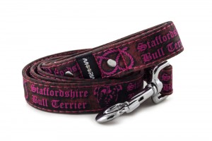 Leash Staffordshire Bull Terrier Pink