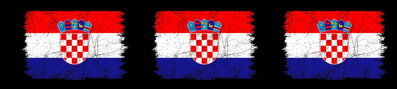 Obojek Chorvatská vlajka