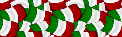 Obojek Italská vlajka