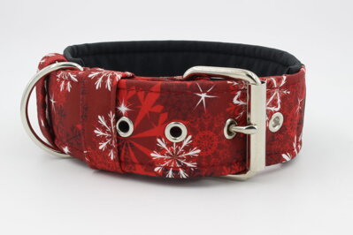 Obojek Snowflakes velikost XL