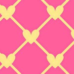 Obojek Yellow Hearts