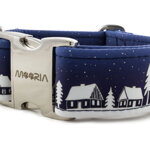 Obojek Winter Village Blue