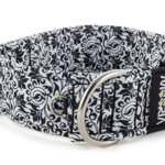 Obojek Abstract Flower Black