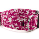 Obojek Camouflage Pink