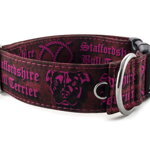 Obojek Staffordshire Bull Terrier Pink