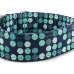 Obojek Cyan Dots