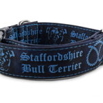 Obojek Staffordshire Bull Terrier Blue
