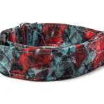Obojek Turquoise Red Mood
