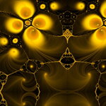 Vodítko Abstract Yellow