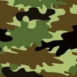Obojek Camouflage Green
