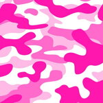 Obojek Camouflage Pink