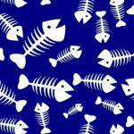 Obojek Fishbone Blue