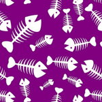 Obojek Fishbone Purple