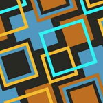 Obojek Retro Grid