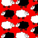 Vodítko Sheep Dream Red